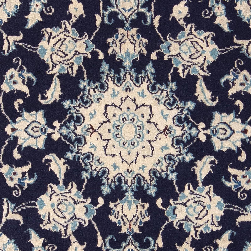 Tapis persan - Nain - Royal - 84 x 57 cm - bleu foncé