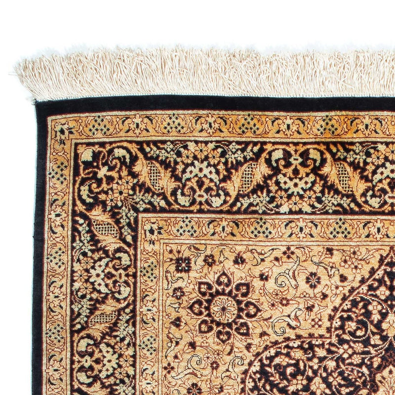 Tapis persan - Ghom - 120 x 76 cm - marron clair
