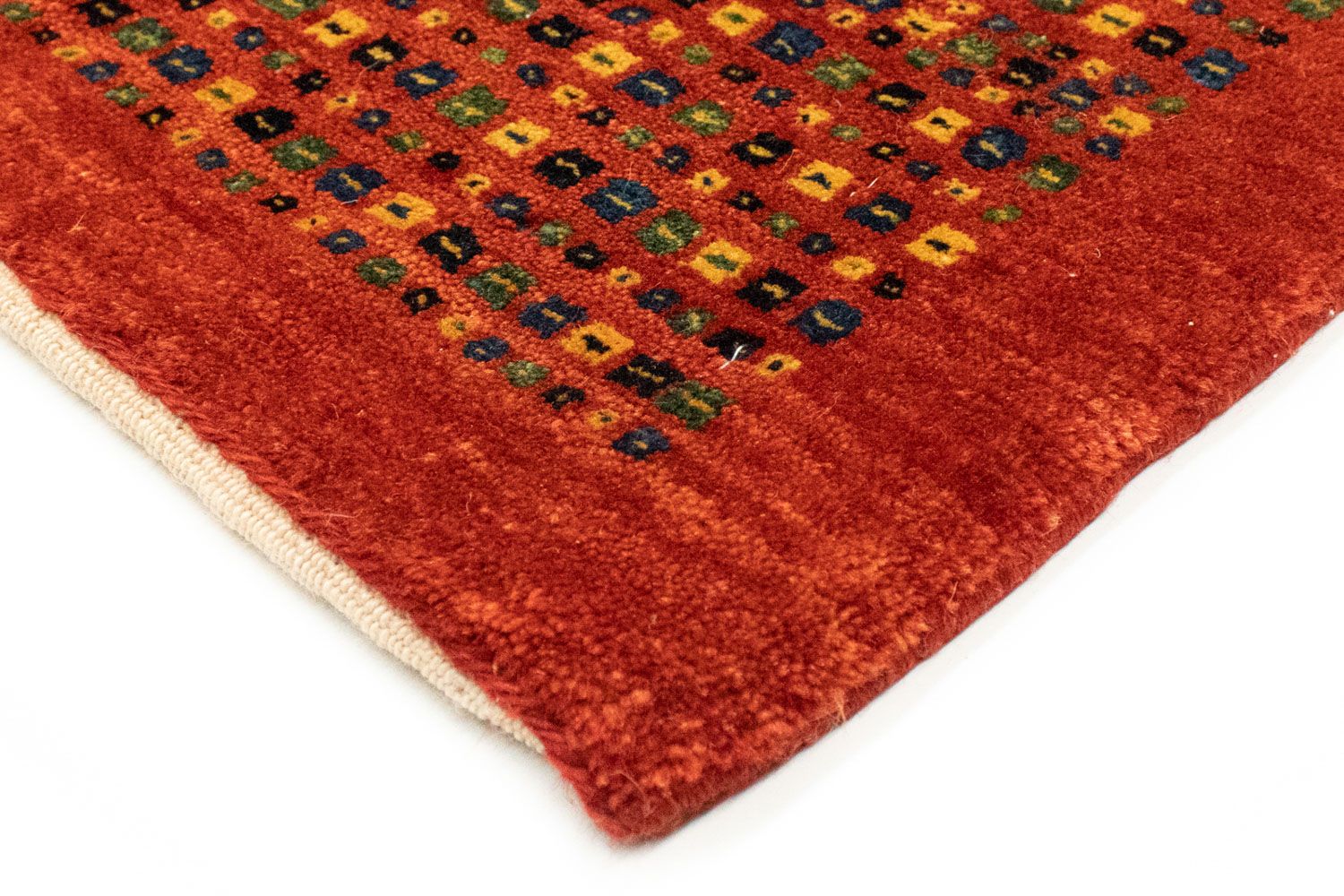 Tapis Gabbeh - Loribaft Persan - 178 x 122 cm - rouge