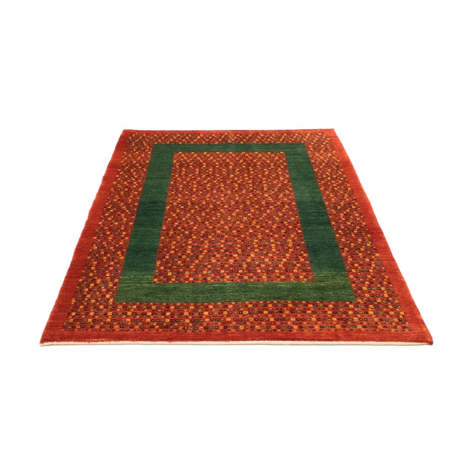 Tapis Gabbeh - Loribaft Persan - 178 x 122 cm - rouge