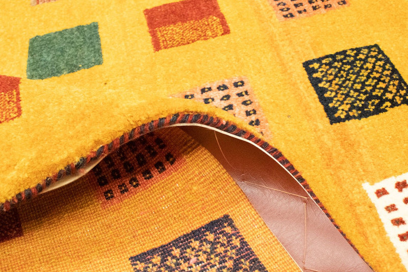 Tapis Gabbeh - Loribaft Persan - 181 x 130 cm - or