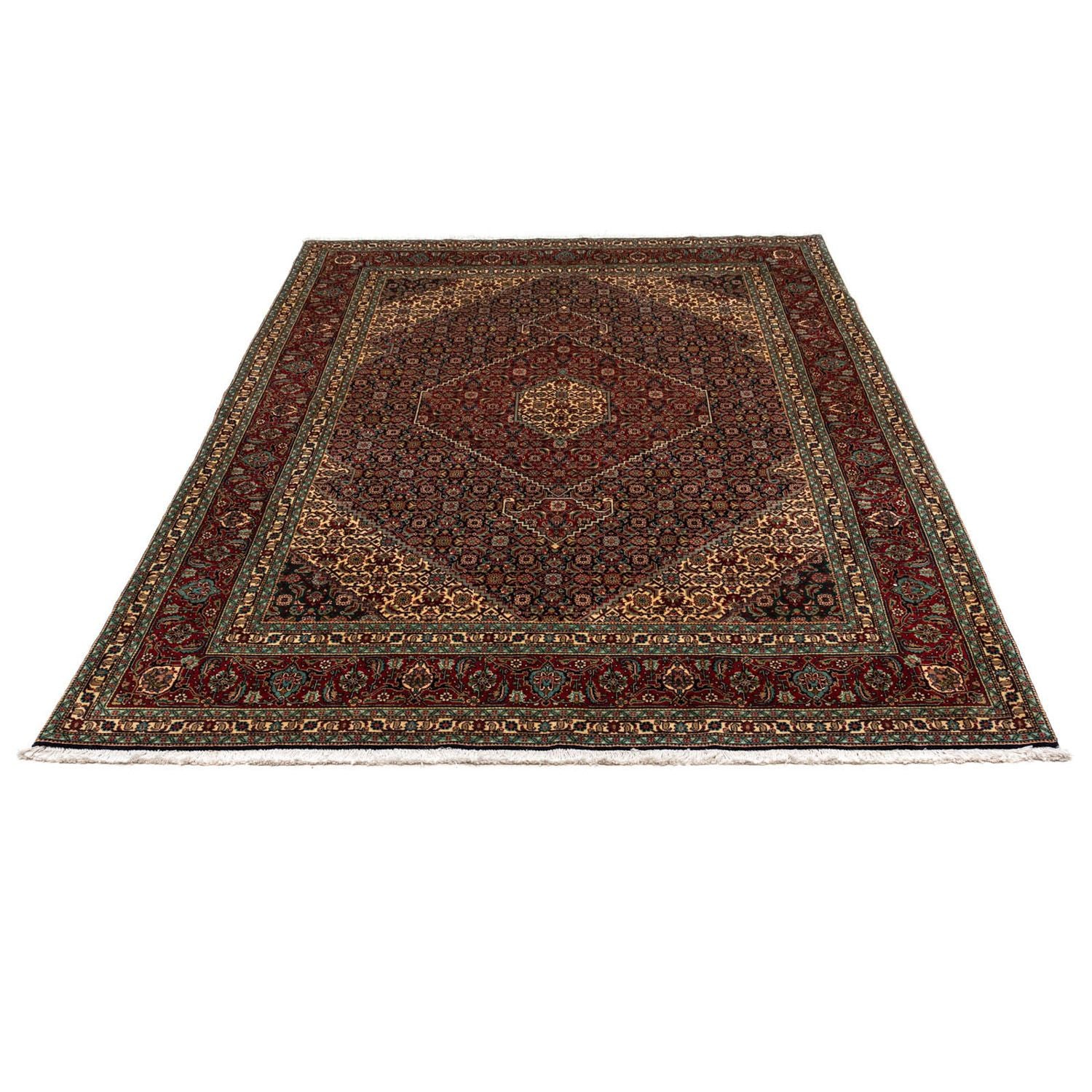 Tapis persan - Tabriz - Royal - 300 x 199 cm - rouge foncé