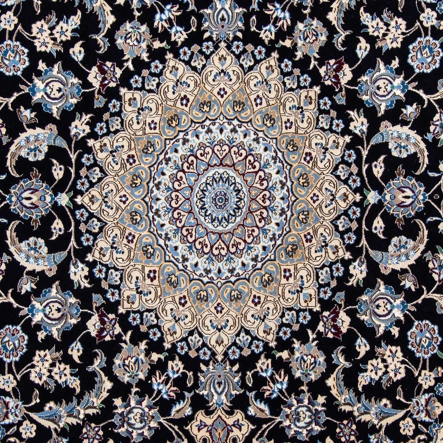 Tapis persan - Nain - Royal - 292 x 200 cm - noir