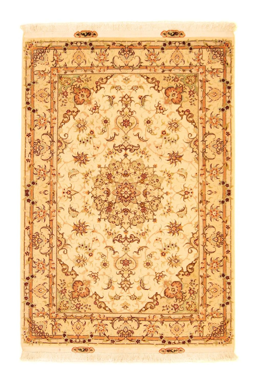 Tapis persan - Tabriz - Royal - 147 x 102 cm - beige