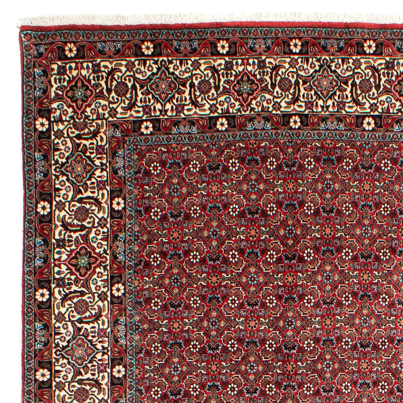 Tapis persan - Bidjar - 290 x 203 cm - rouge foncé