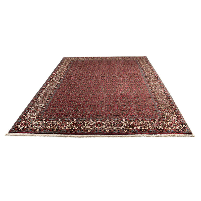 Tapis persan - Bidjar - 290 x 203 cm - rouge foncé