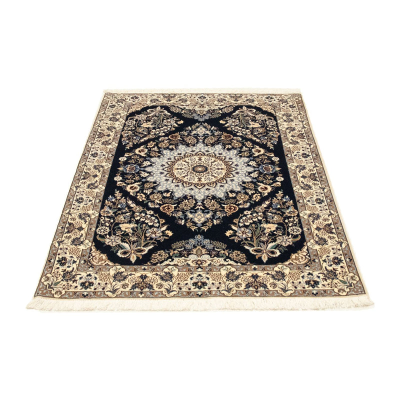 Tapis persan - Nain - Premium - 151 x 100 cm - bleu foncé