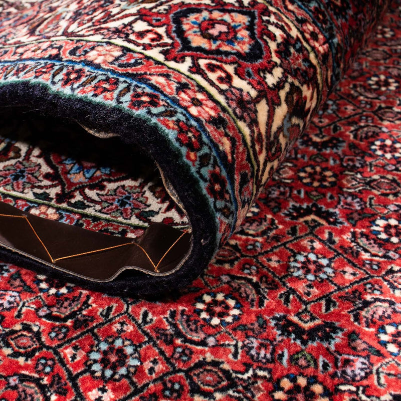 Tapis persan - Bidjar - 243 x 172 cm - rouge foncé