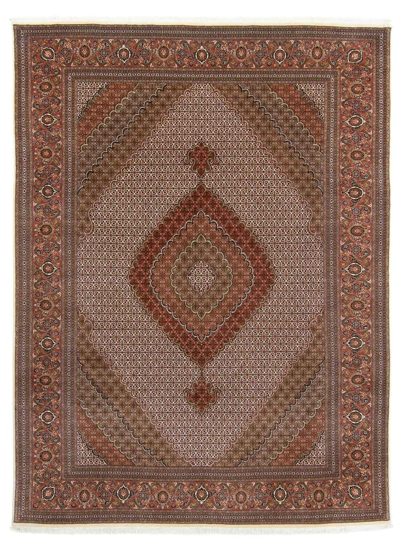 Tapis persan - Tabriz - Royal - 349 x 250 cm - marron
