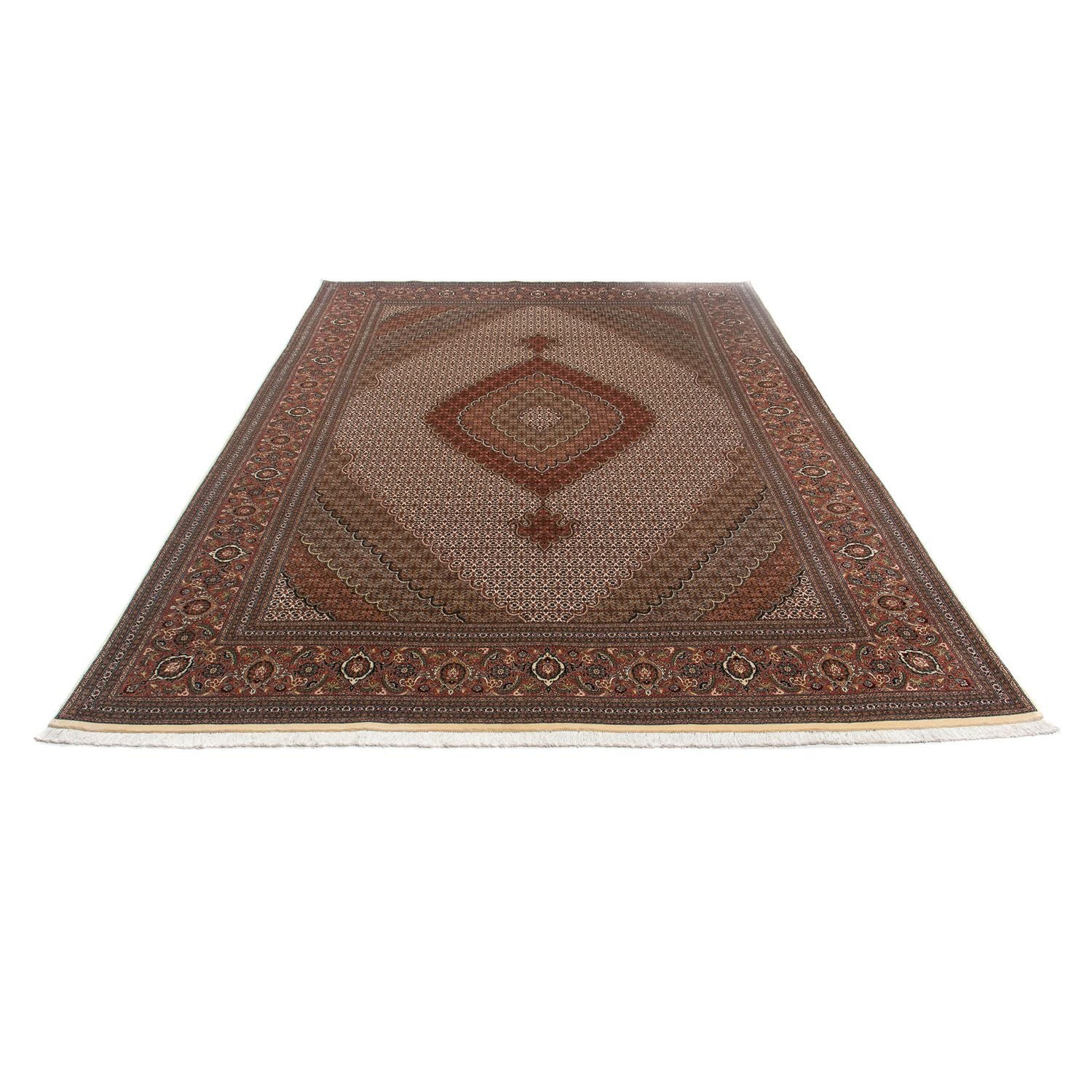 Tapis persan - Tabriz - Royal - 349 x 250 cm - marron