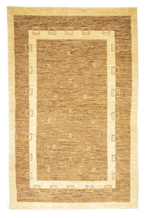 Tapis Gabbeh - Loribaft Persan - 242 x 162 cm - marron clair