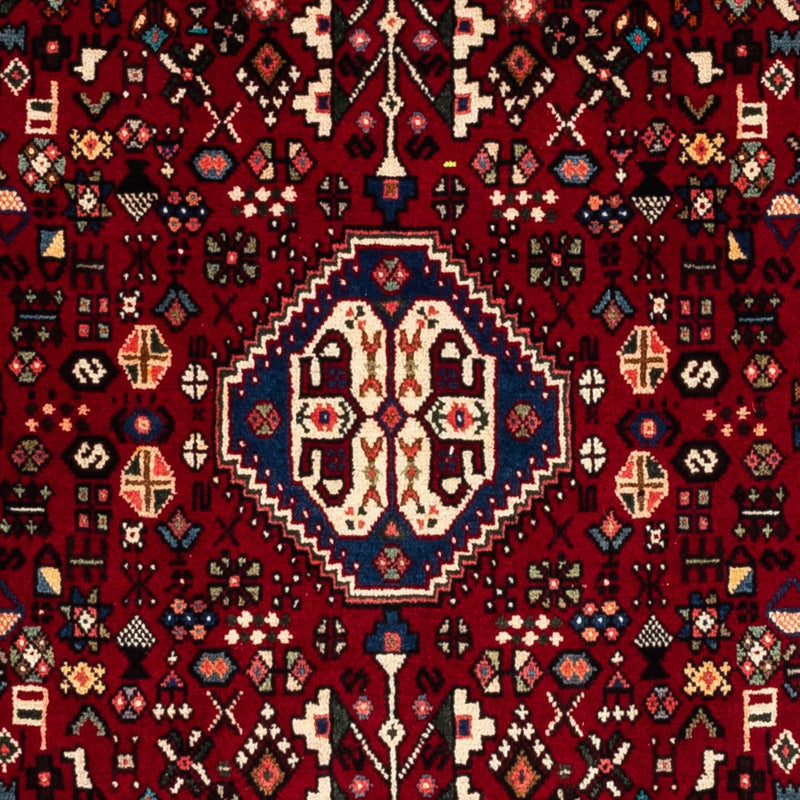 Tapis persan - Nomadic - 150 x 103 cm - rouge foncé