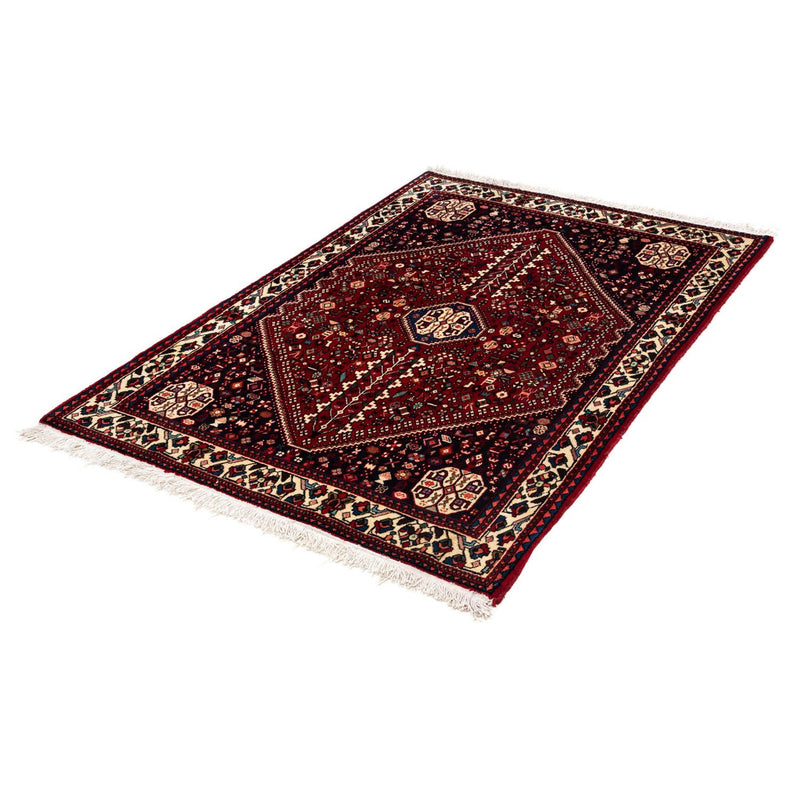 Tapis persan - Nomadic - 150 x 103 cm - rouge foncé