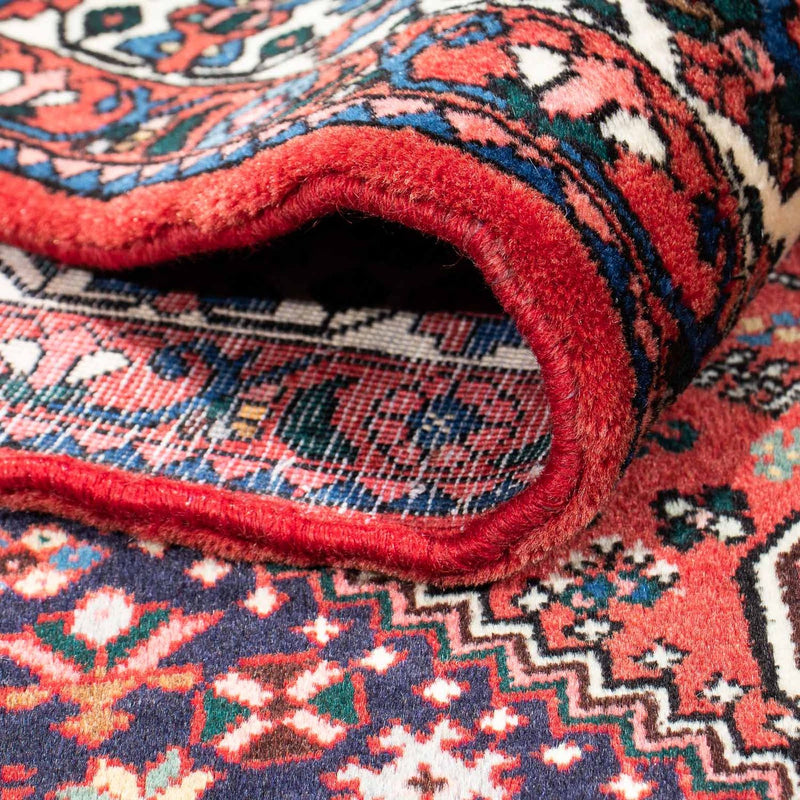 Tapis Gabbeh - Persan Kashkuli - 203 x 153 cm - rouge foncé