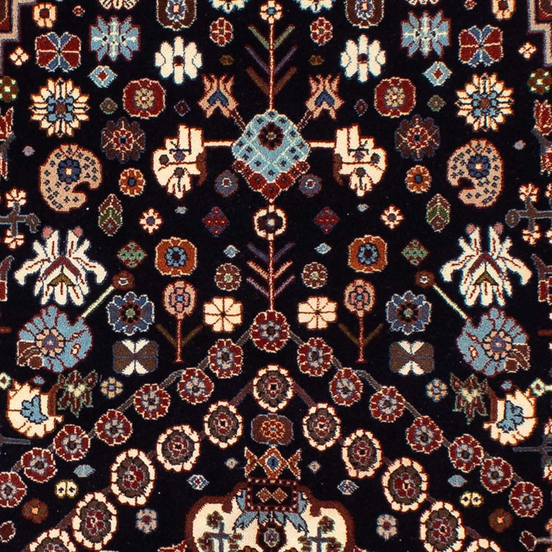 Tapis Gabbeh - Persan Kashkuli - 224 x 138 cm - bleu foncé