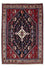 Tapis Gabbeh - Persan Kashkuli - 212 x 143 cm - bleu foncé