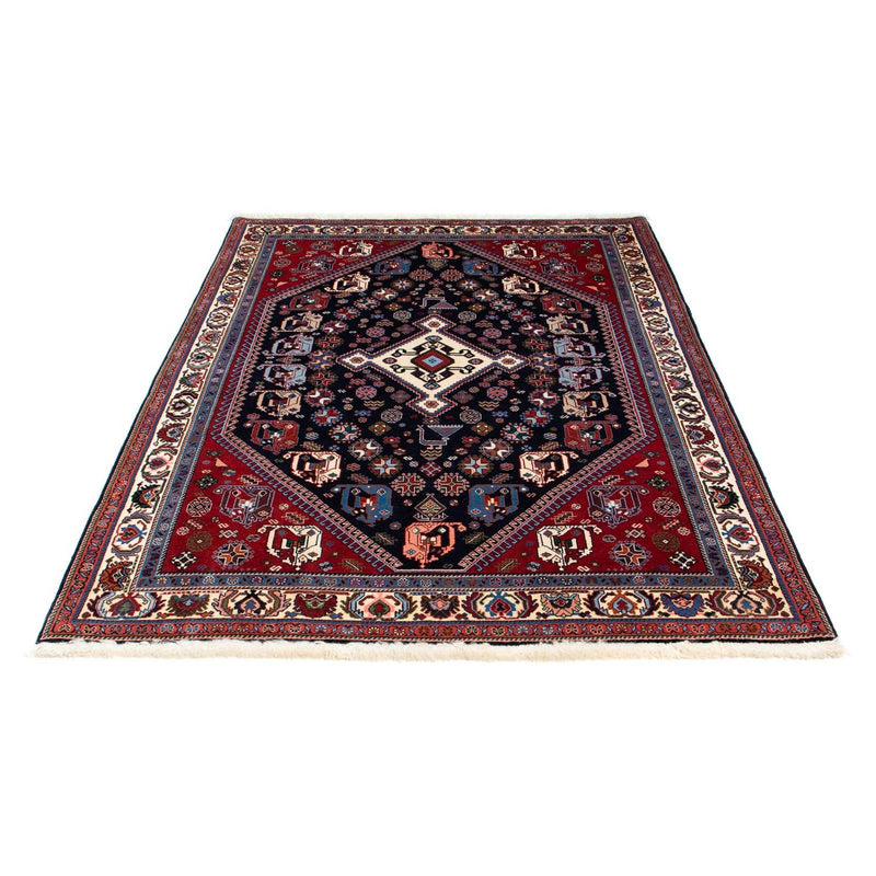Tapis Gabbeh - Persan Kashkuli - 212 x 143 cm - bleu foncé