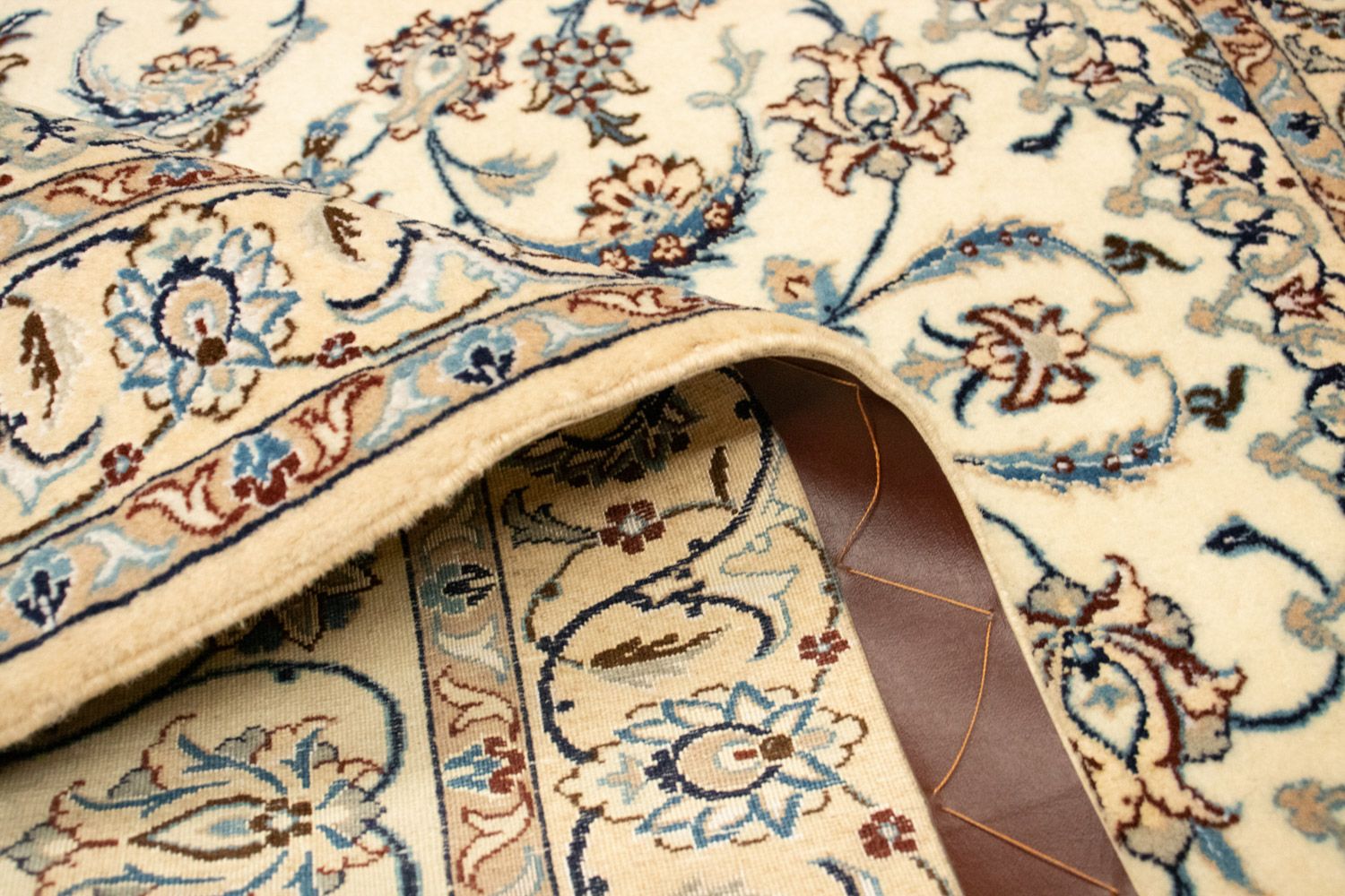 Tapis persan - Nain - Premium - 135 x 102 cm - beige