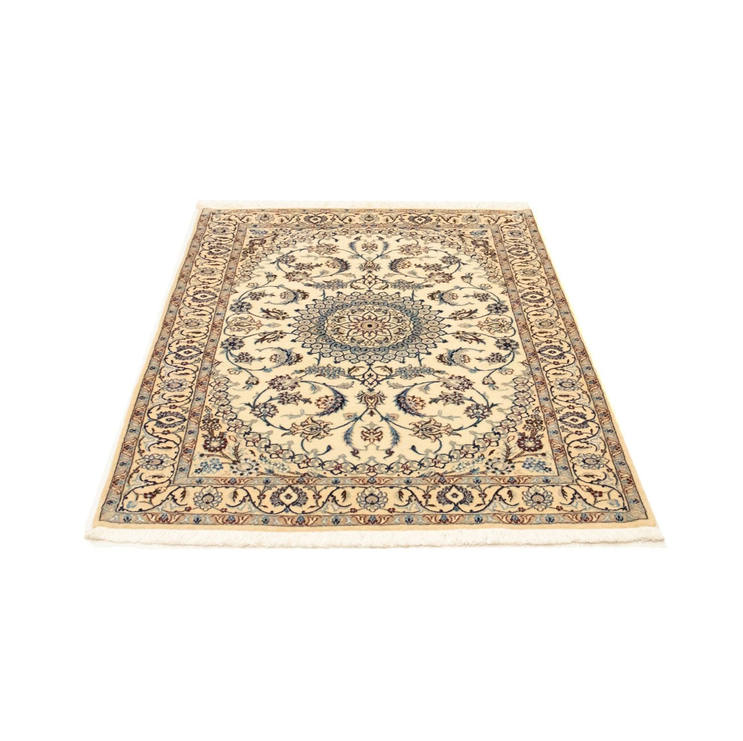 Tapis persan - Nain - Premium - 135 x 102 cm - beige