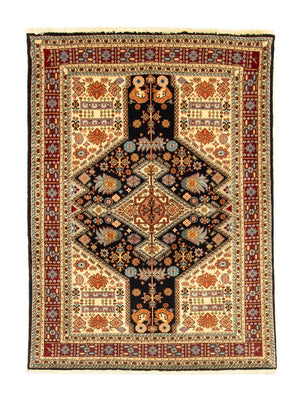Tapis persan - Nomadic - 138 x 102 cm - noir