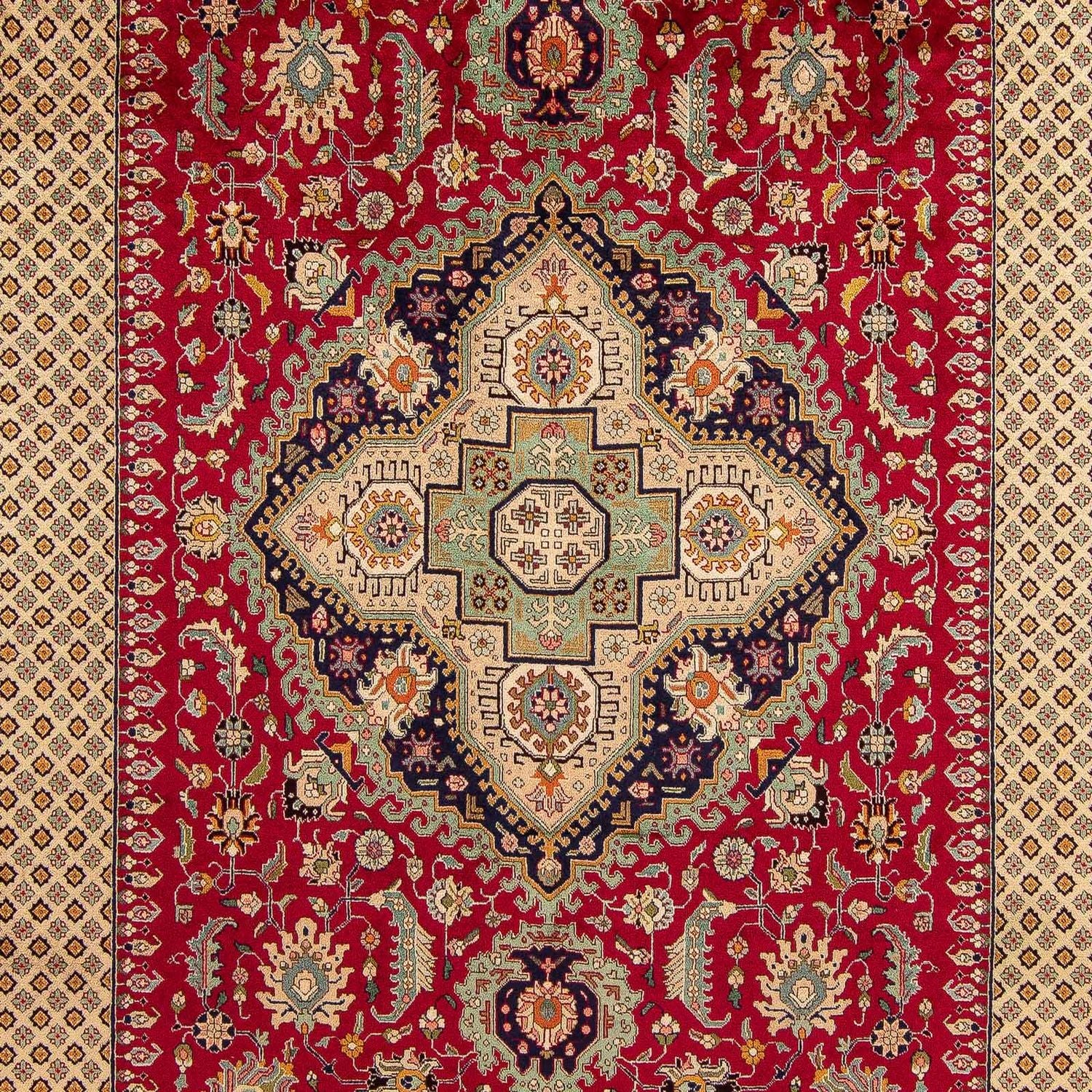 Tapis persan - Tabriz - 400 x 305 cm - rouge