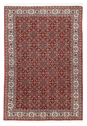 Tapis persan - Bidjar - 160 x 108 cm - rouge foncé