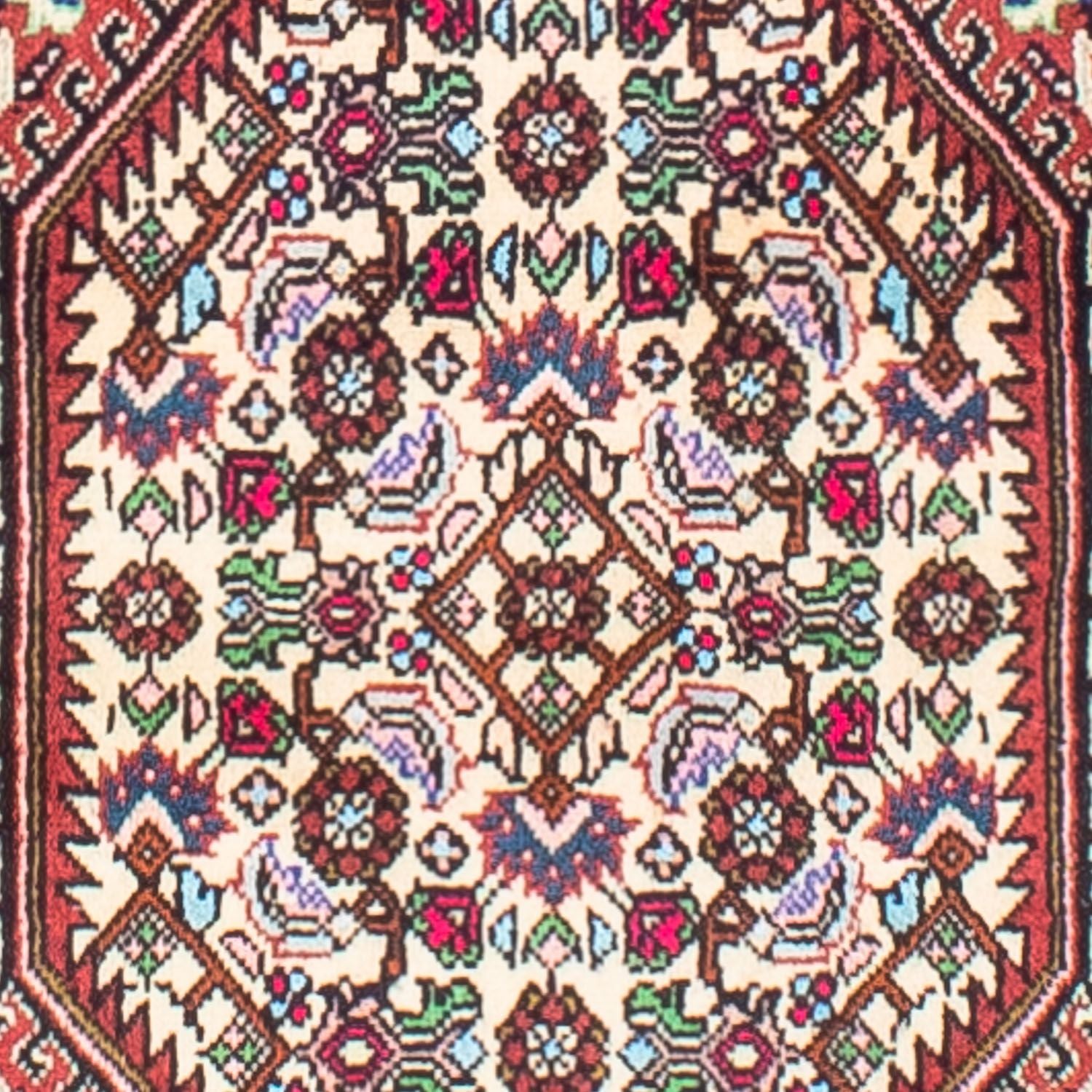 Tapis persan - Bidjar - 165 x 107 cm - rouge