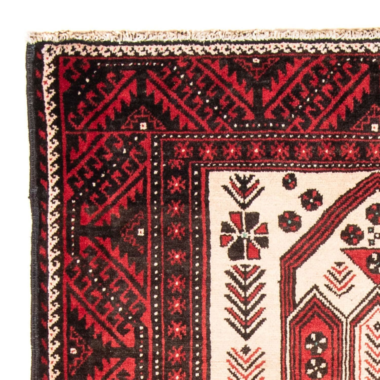 Tapis Belutsch - 199 x 115 cm - rouge