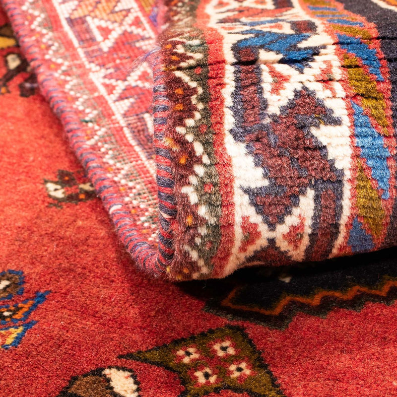 Tapis de couloir Tapis persan - Nomadic - 164 x 80 cm - rouge foncé