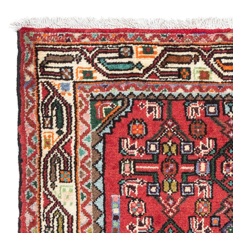 Tapis persan - Nomadic - 121 x 82 cm - rouge