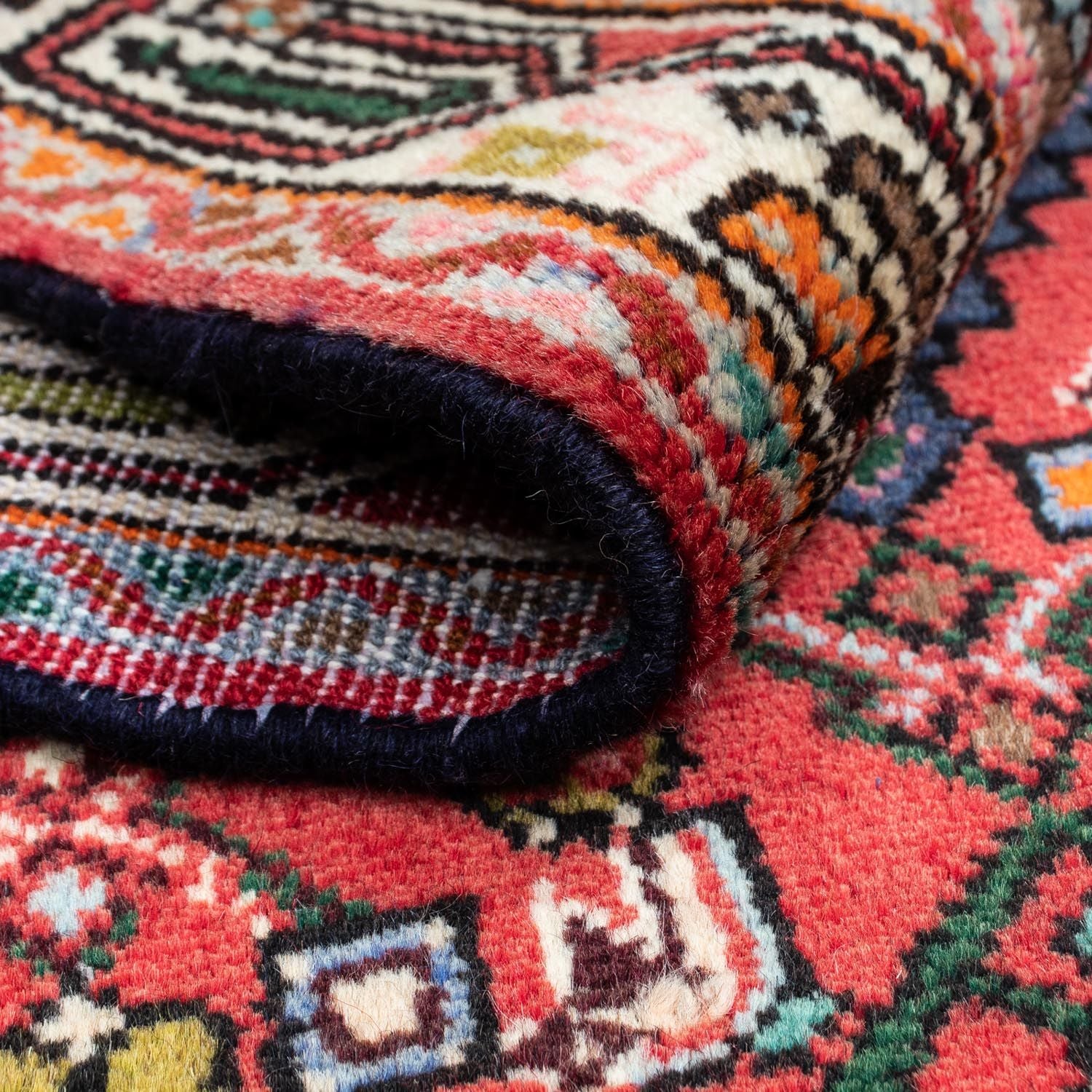 Tapis persan - Nomadic - 121 x 82 cm - rouge