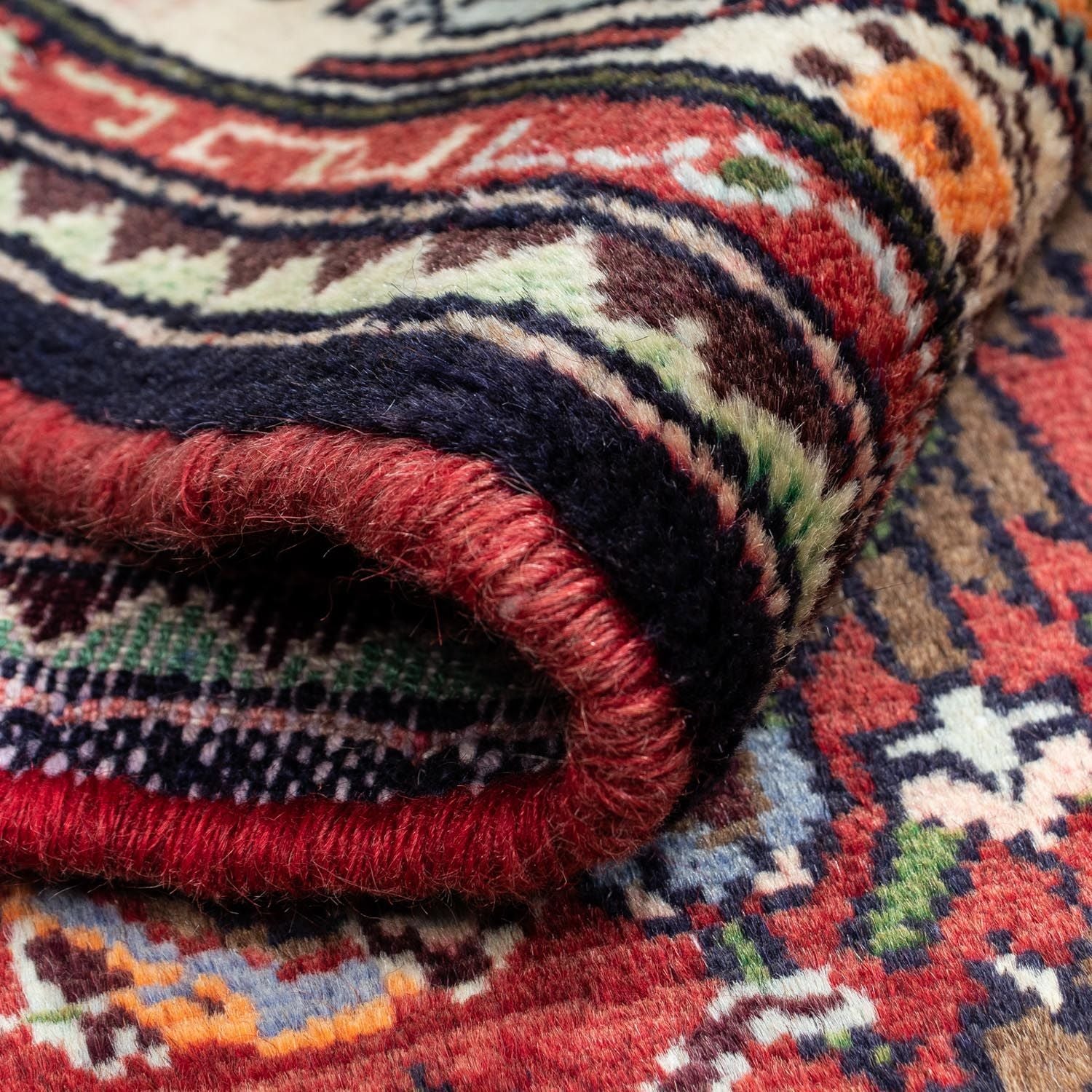 Tapis persan - Nomadic - 128 x 80 cm - rouge