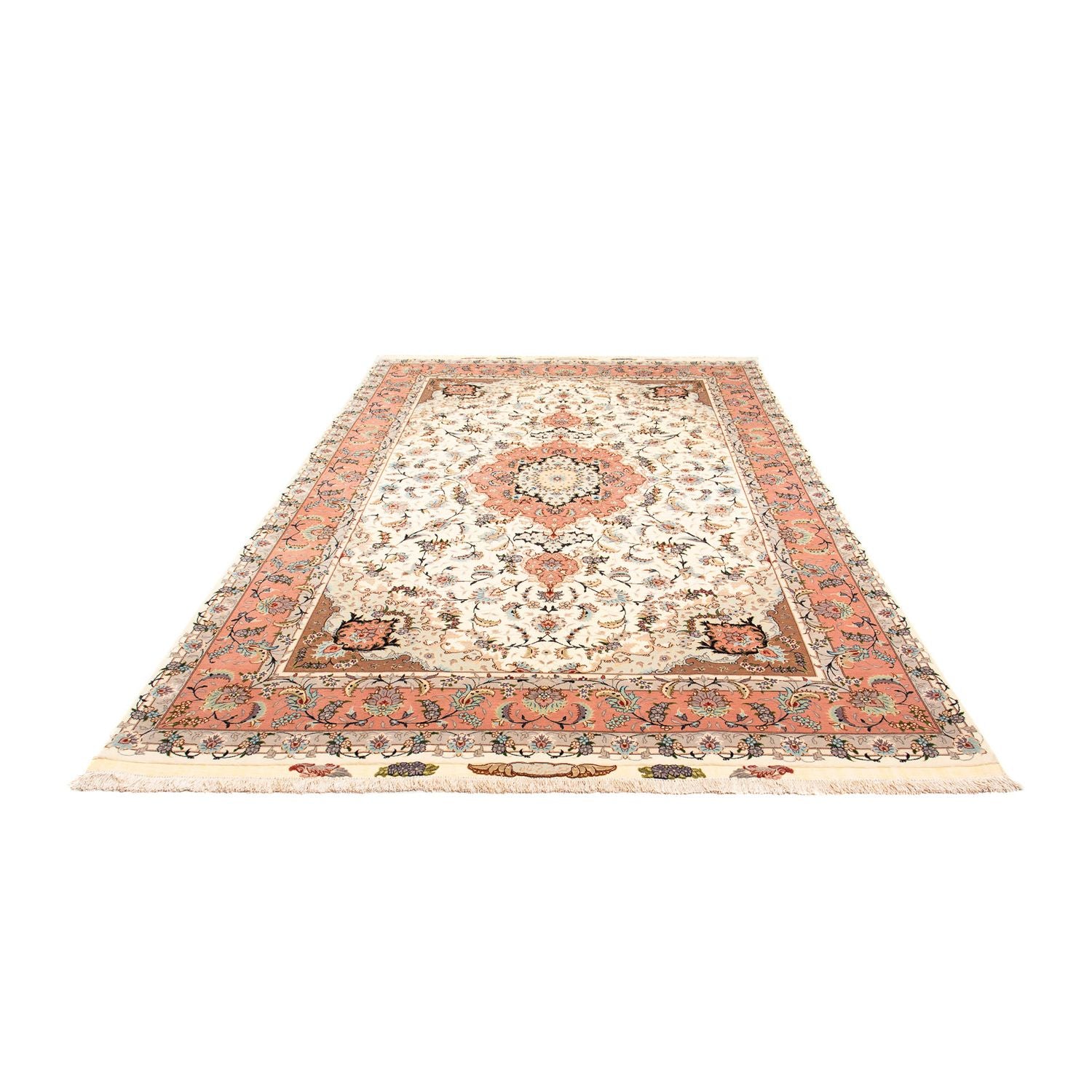 Tapis persan - Tabriz - Royal - 306 x 200 cm - beige