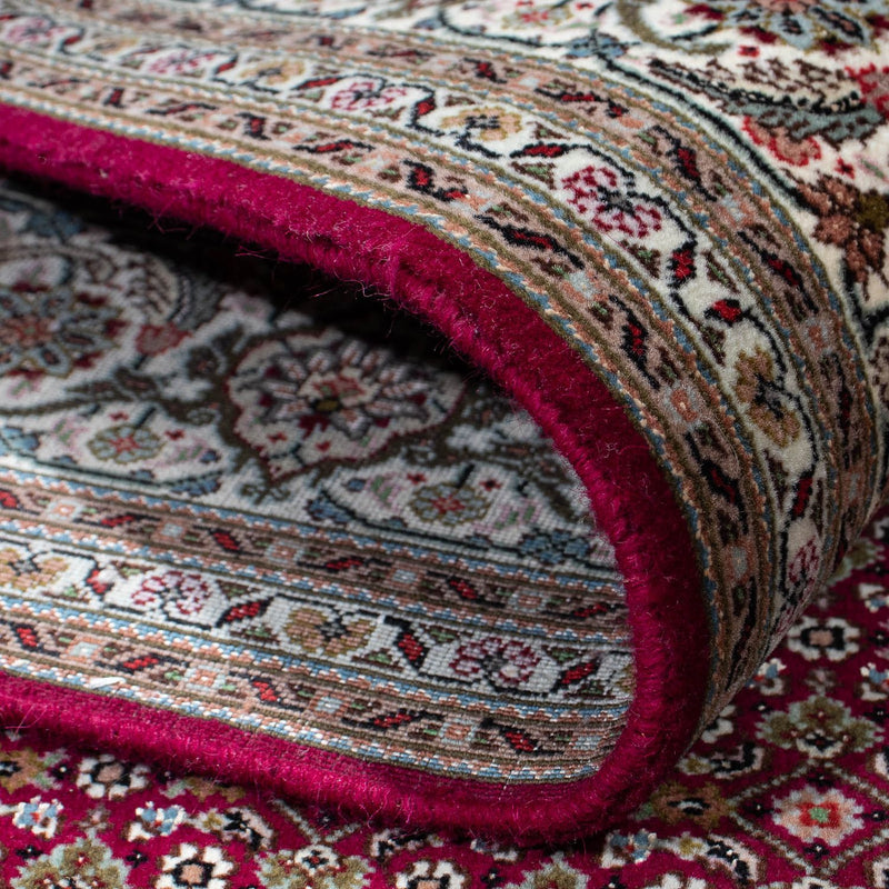 Tapis persan - Tabriz - 202 x 151 cm - rouge foncé