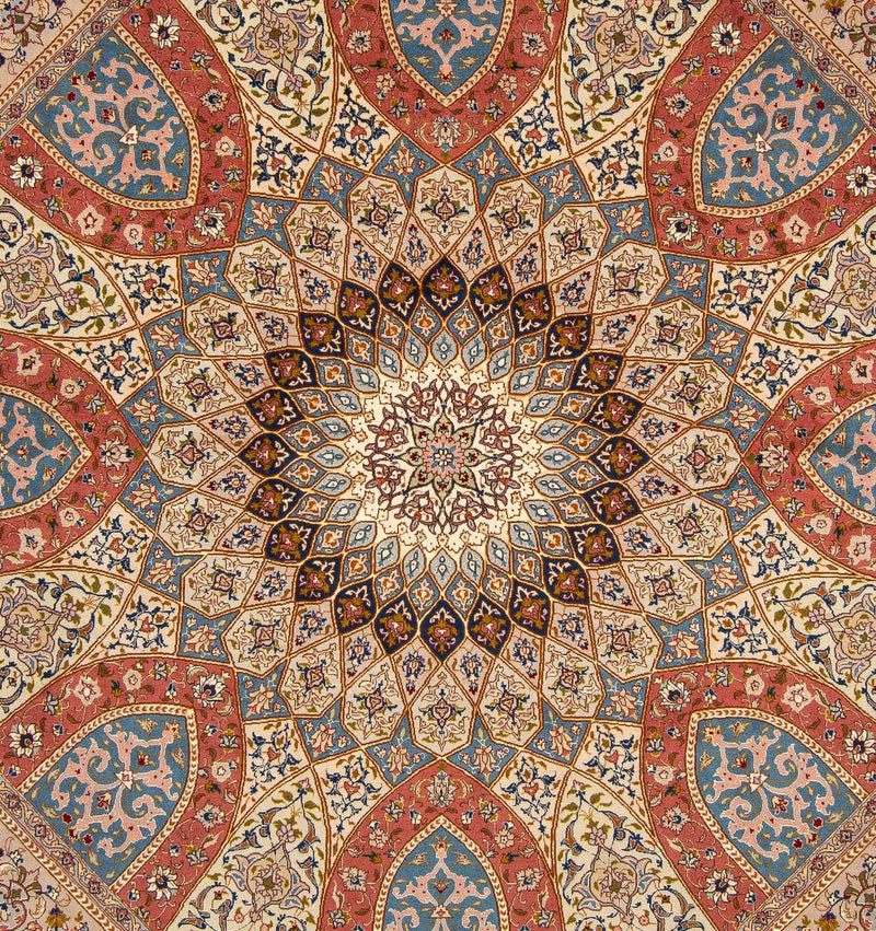 Tapis persan - Tabriz - Royal carré  - 254 x 248 cm - multicolore