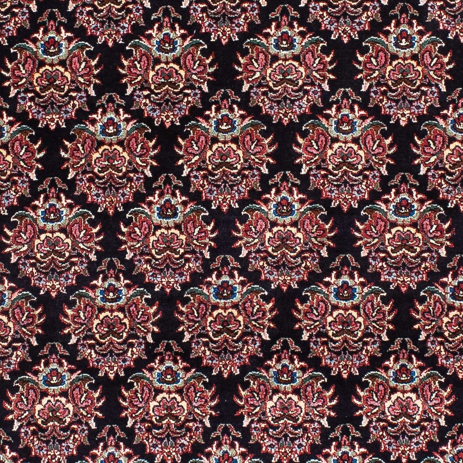 Tapis de couloir Tapis persan - Bidjar - 200 x 100 cm - bleu foncé