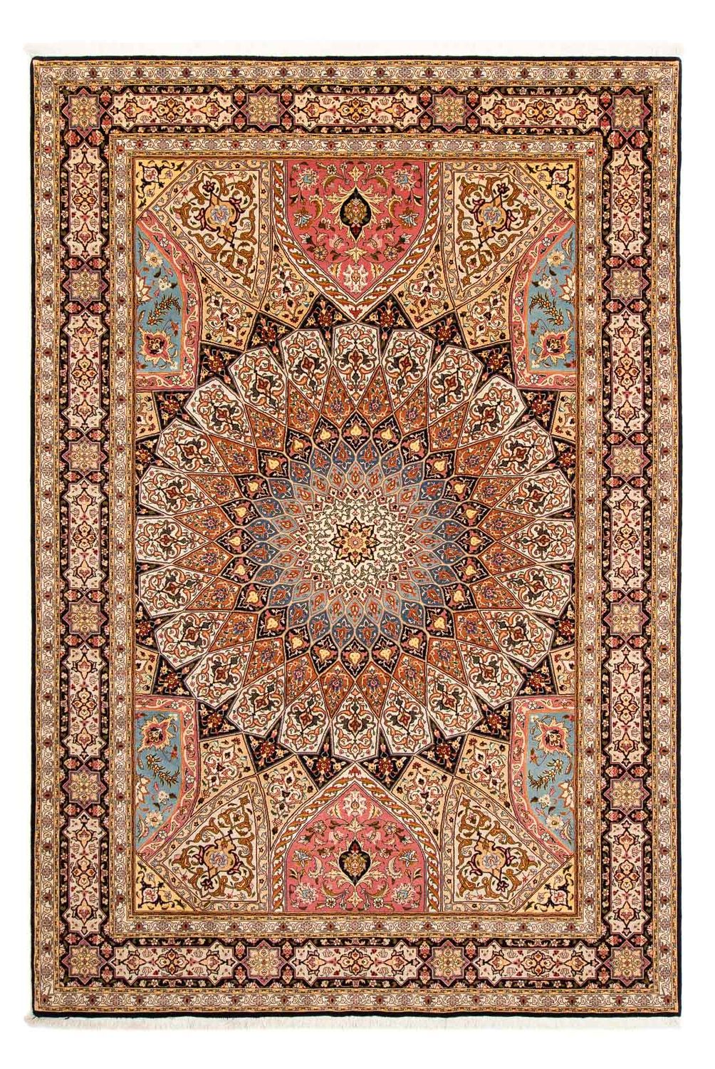 Tapis persan - Tabriz - 351 x 254 cm - marron clair