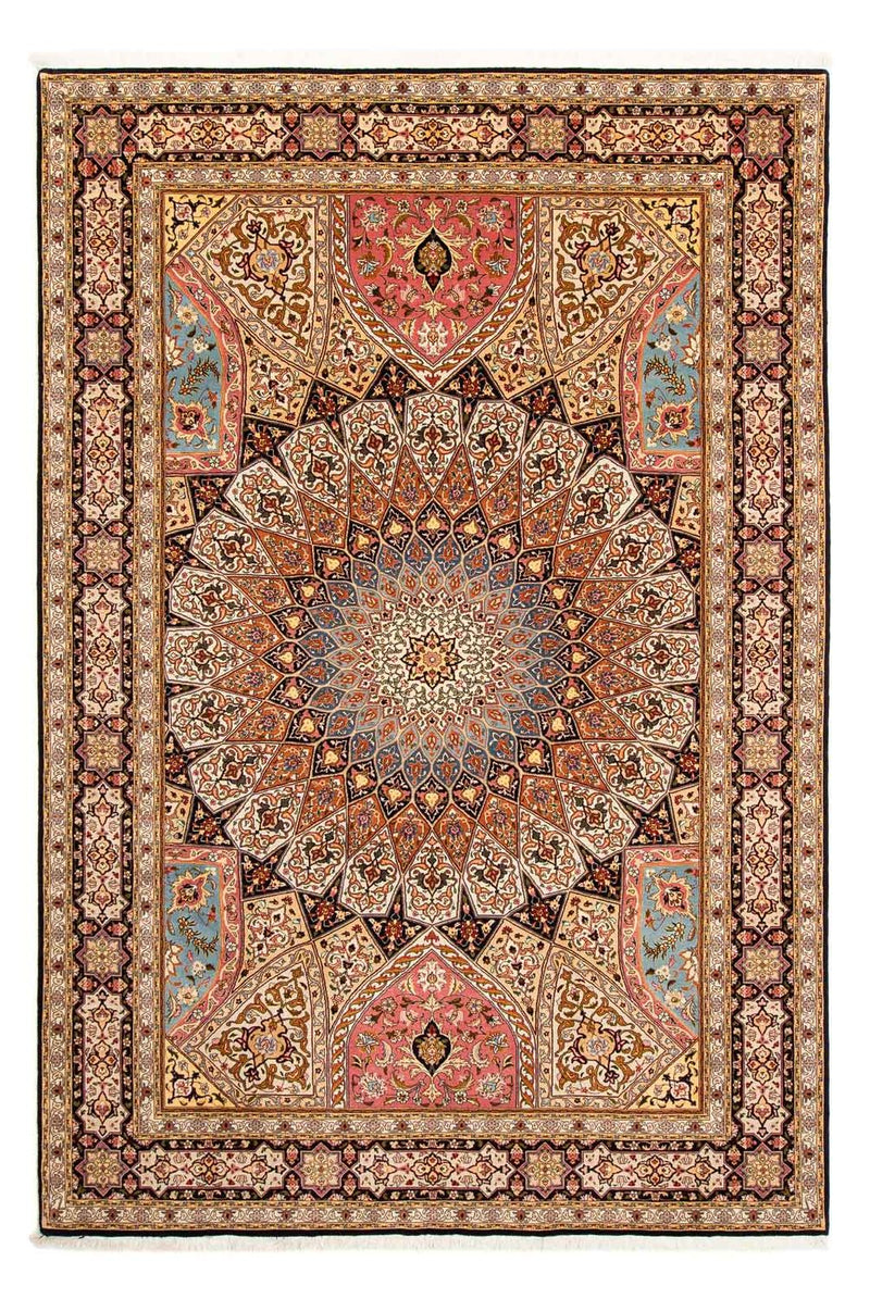 Tapis persan - Tabriz - 351 x 254 cm - marron clair