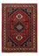 Tapis persan - Nomadic - 147 x 100 cm - rouge foncé