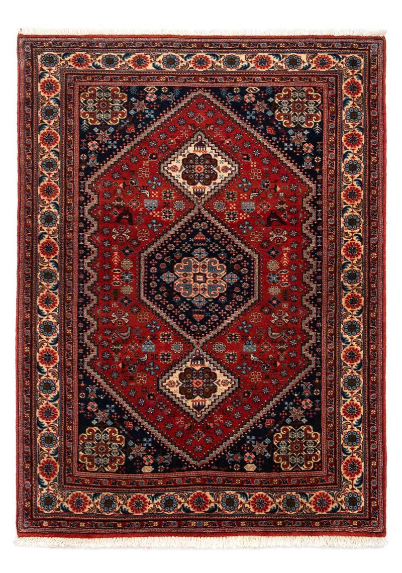 Tapis persan - Nomadic - 147 x 100 cm - rouge foncé