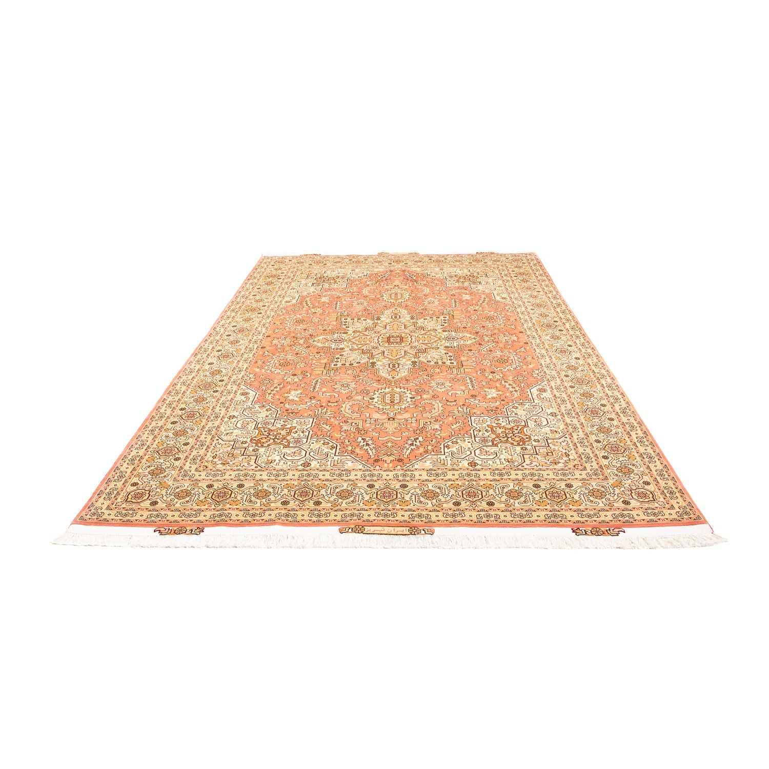 Tapis persan - Tabriz - Royal - 301 x 200 cm - rouge clair
