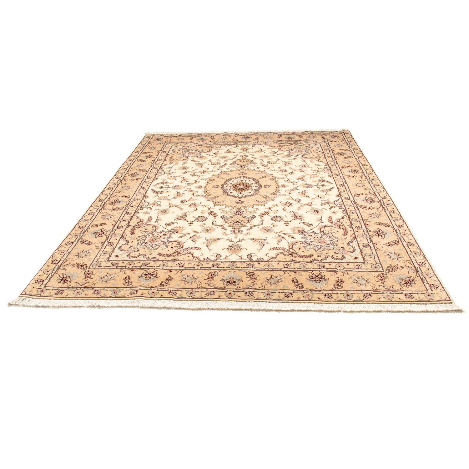 Tapis persan - Tabriz - Royal - 263 x 203 cm - beige