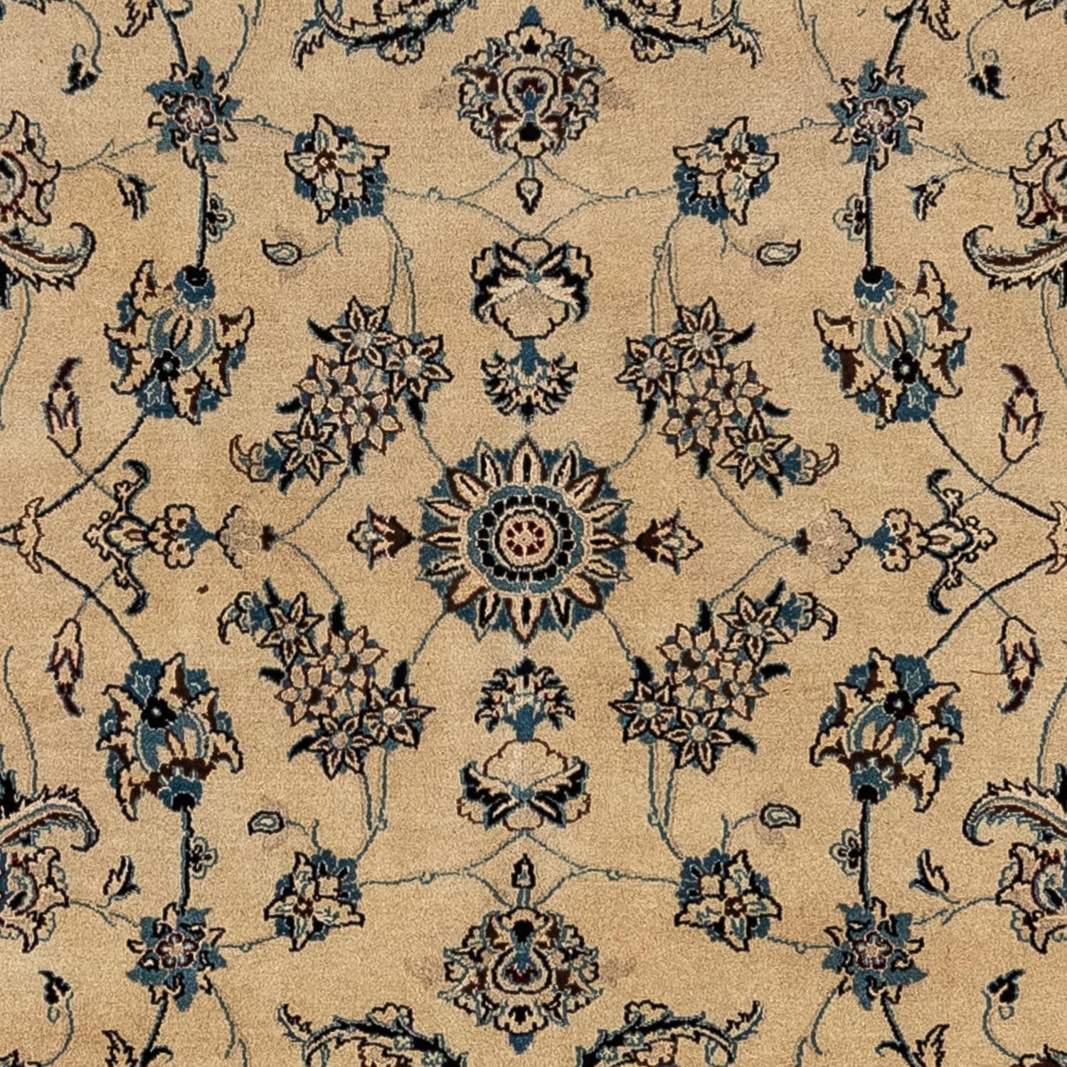 Tapis persan - Nain - Royal - 354 x 248 cm - beige foncé