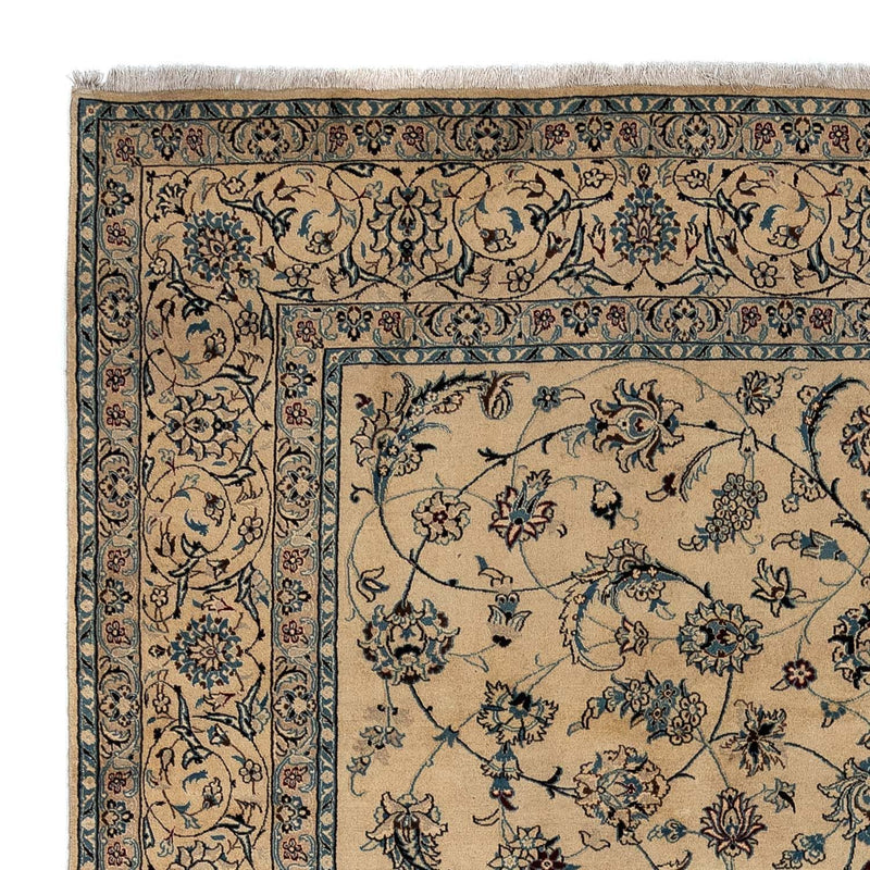 Tapis persan - Nain - Royal - 354 x 248 cm - beige foncé