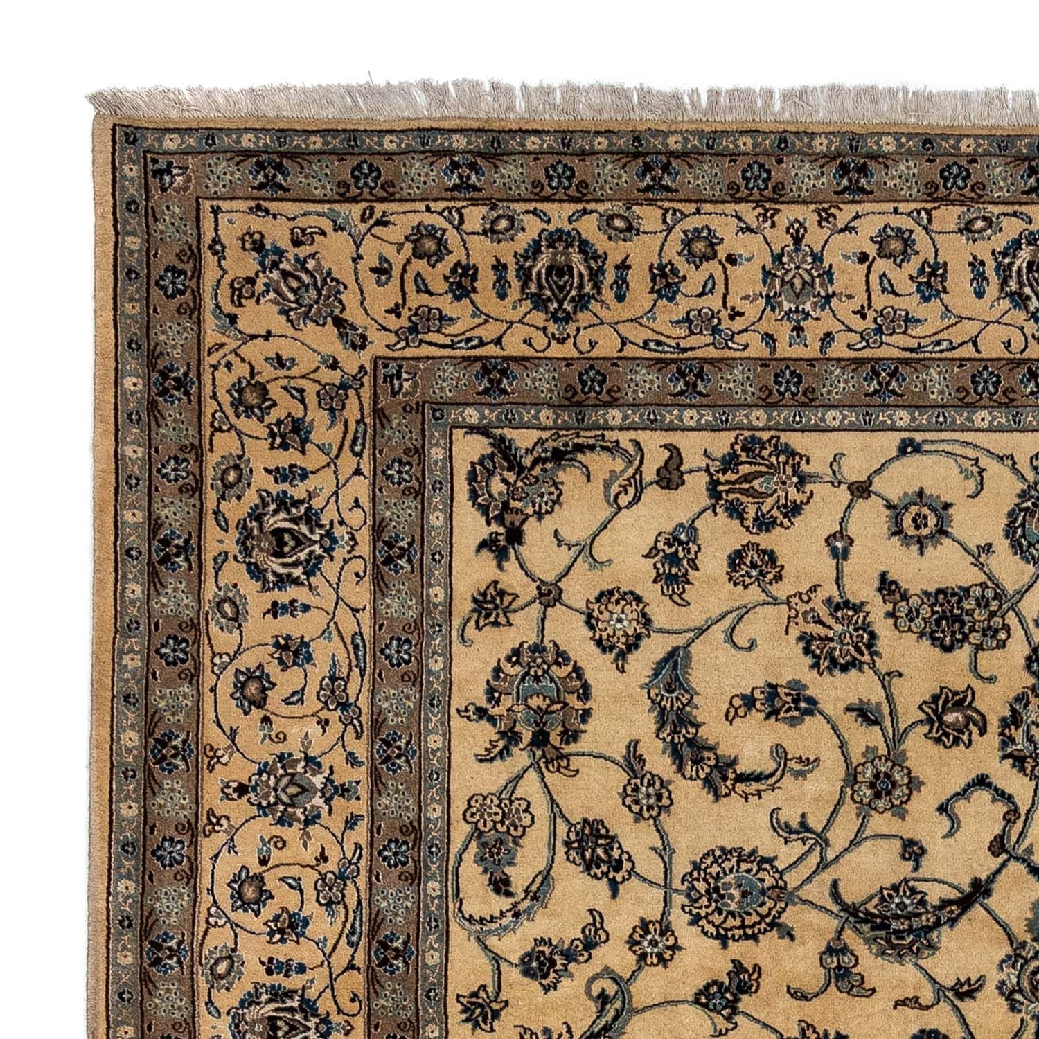 Tapis persan - Nain - Royal - 342 x 250 cm - beige foncé