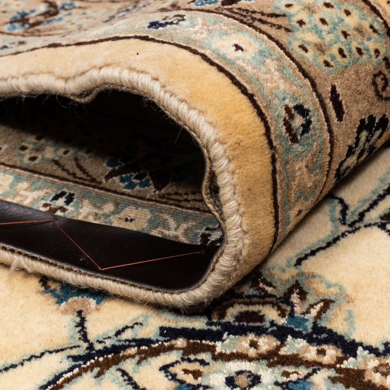 Tapis persan - Nain - Royal - 342 x 250 cm - beige foncé