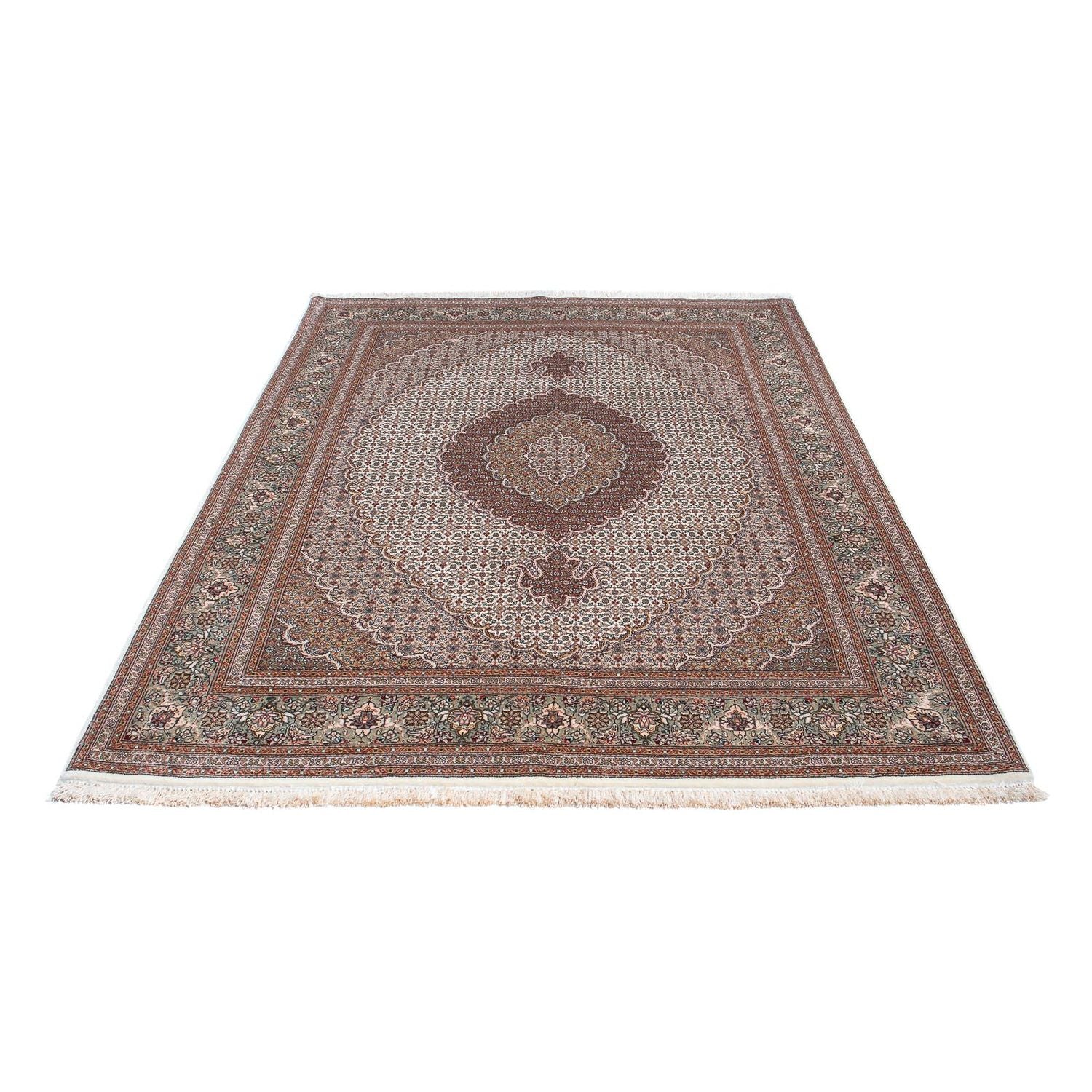 Perserteppich - Täbriz 210 x 152 cm - beige