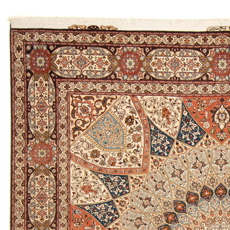 Tapis persan - Tabriz - Royal carré  - 264 x 253 cm - marron clair