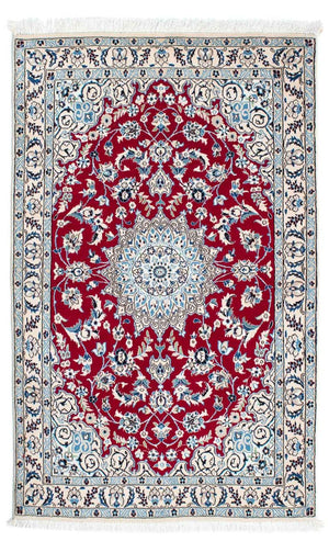 Tapis persan - Nain - Royal - 173 x 110 cm - rouge foncé