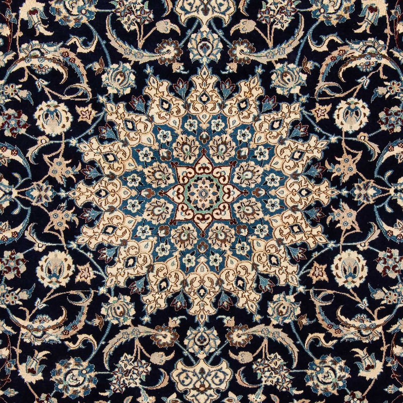 Tapis persan - Nain - Royal - 309 x 203 cm - noir